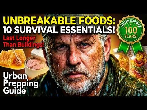 🍳 12 Survival Foods That Never Expire | Long-Term Food Storage UK Preppers Guide