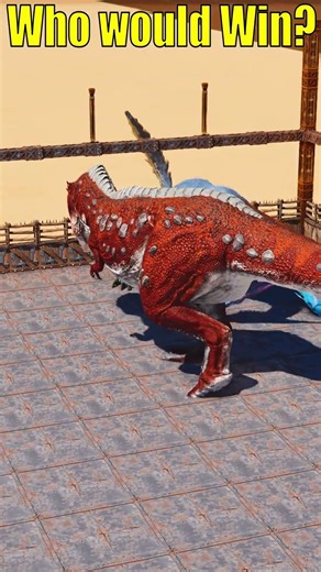 Managamr vs T-Rex #battlesim #battlesimulation #arkbattle #battlesimulator