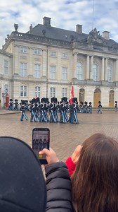 The Royal Guard, known as the Den Kongelige Livgarde, performs the changing of the guard to protect the Danish Royal Family when they are in residence at Amalienborg Palace. The Changing of the Guard takes place daily at 12:00 noon. #denmark #royalfamily | Yuz Ilalang