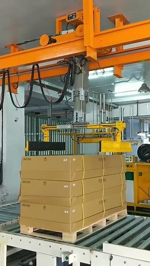 源傑企業省力搬運裝置-全自動紙箱搬運堆疊機 Globe Star auto carton handling and stacking machine