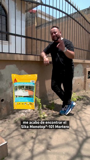 @AllanV encontró la solución perfecta para proteger las paredes de su hogar con Sika® Zero Salitre y Sika Monotop®-101 Mortero 💪 ¡No esperes más! impermeabiliza tu también y protege las paredes de tu hogar de la humedad con soluciones Sika® 💯 #sika #consikasisepuede #solucionessika #humedad #invierno #lluvia #monotop #hongos