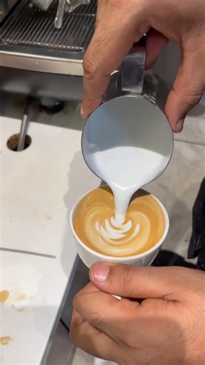 MADE TO TULIP ART CAPPUCCINO #music #coffeeart #coffee #coffeedecoration #barista #coffelover #trap