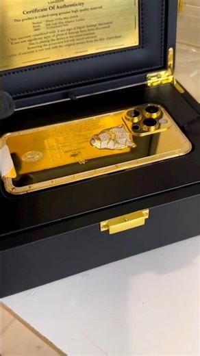 This Golden iPhone Costs More Than a Car 😱 #Shorts