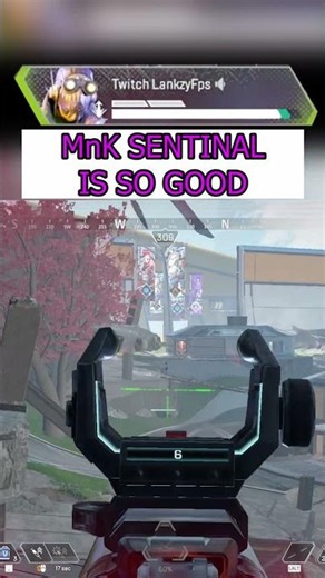 mnk sentinal is so good #apexlegends #apex #apexlegendsclips #goated #apexclips #gaming #gamer