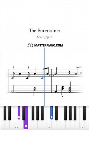 The Entertainer - Scott Joplin | Piano Sheet Music