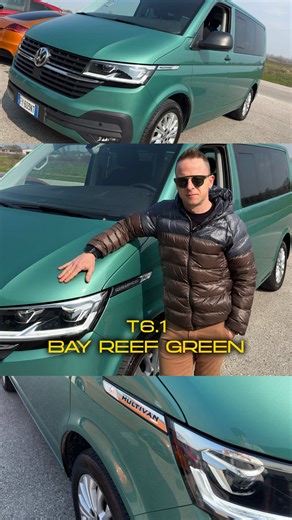 🚐 Volkswagen T6.1 Multivan – una vera chicca. Versatile, spazioso e super comodo: il van perfetto per famiglia, lavoro o viaggi lunghi. E poi… quel colore Bay Reef Green è qualcosa di spettacolare 😮‍🔥 🔹 Motore: 2.0 TDI – 150 CV 🔹 Cambio: DSG automatico 🔹 Anno / Km: 2019 – 79.900 km 🔹 Configurazione: 7 posti reali Super accessoriato: fari Full LED, ACC radar adattivo, App Connect, retrocamera, clima con areazione posteriore, tavolino estraibile e configurazione interna modulabile. Vettura 