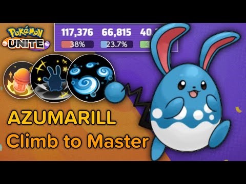 SoloQ Azumarill | Pokemon Unite | Climb to Master | Season 30 | Wirlpool Azumarill