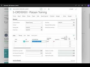 Dynamics 365 Business Central - How to create and process an assemble to order sales order