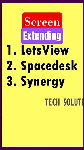 3 MUST-TRY Tools to EXTEND Your PC SCREEN💻🔥#screenshare #app #pcscreen #monitorsetup