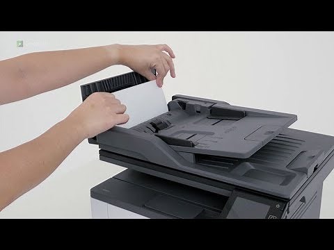 MB3442/MX331/MX431—Paper jam in the automatic document feeder