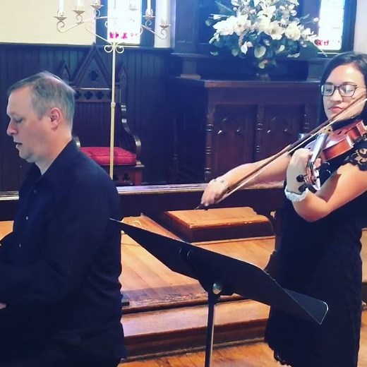 Trumpet Voluntary(Clarke) - violin + piano duet - bride's entrance