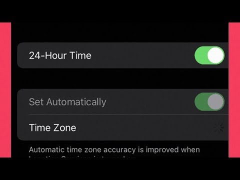 Fixed Time Zone Cannot Be Set Manually Due to Device Restrictions