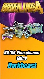 Super Rare Darkbeast Phosphene Shiny Skin Drop | Borderlands 4
