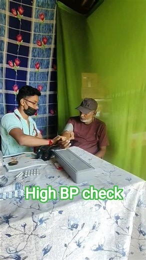 high BP check patient #shorts #bp #high BP #doctor shorts