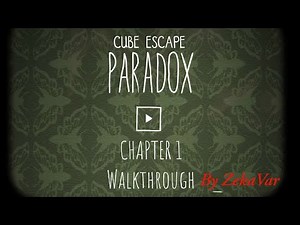 Cube Escape: Paradox Chapter 1 Walkthrough [Rusty Lake] 1. Bölüm Çözümü Oynayalım