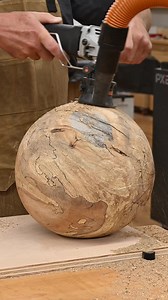 17K views · 86 reactions | Shape perfection without a lathe! This attachment makes crafting spherical wooden bowls and balls effortless. This project was a ball of fun! 195741 – Arbortech SpheroPlane Carving Attachment | Woodcraft | Facebook
