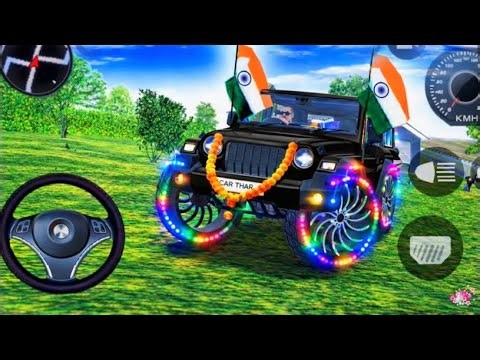 Dollar (Song) Modified😈Mahindra Thar||Indian Car Simulator 3D|| Android Gameplaygaming live#2026