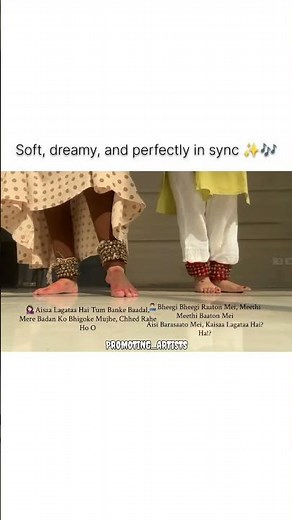 When kathak meet bharatanatyam✨ || nandana & pallavi X promoting_artists