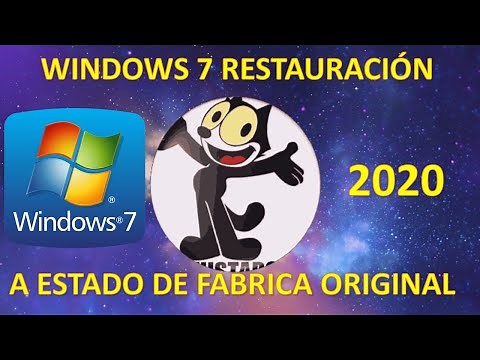 COMO RESTAURAR WINDOWS 7 A ESTADO DE FABRICA ORIGINAL