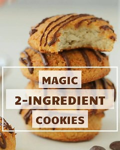 ✨MAGIC 2-INGREDIENT COOKIES✨ RECIPE: https://bit.ly/magic-cookies | The Petite Cook