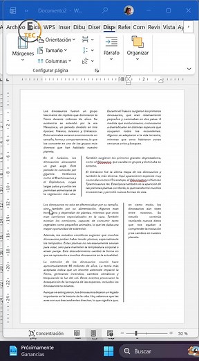 323K views · 5K reactions | Aprender a crear columnas en Word te permite organizar la información de forma profesional, clara y visualmente atractiva. Con esta herramienta puedes dar a tus textos un estilo de revista o folleto, ideal para presentaciones, tareas y documentos que necesitan un diseño más dinámico. #Word #MicrosoftWord #ColumnasEnWord #TrucosWord #DiseñoEnWord #Ofimática #Productividad #AprendeConWord | Etecnology | Facebook