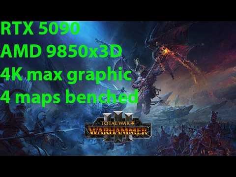 RTX 5090 | Total War Warhammer 3 | max graphic 4K