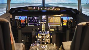 The only airplane flight simulator in France is in Bordeaux!