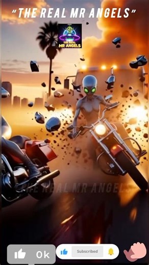 "alien attack humman bikers" #shortsfeed #comedyeffect