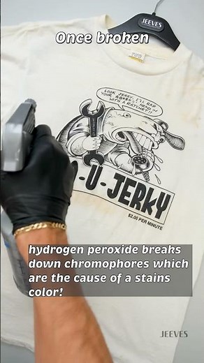 How Hydrogen Peroxide Removes Stains #diy #science #stem #cleaningtips