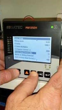 SATEC Power Meter PM135: Browsing Menu, Basic Setup
