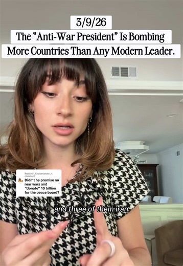 Replying to @_Cholomander_ 3/9/26 — New data shows Trump authorized more airstrikes in 2025 than the Biden administration did in four years, as a new war in Iran tests his anti-war brand. #iranwar #TikTokLearningCampaign #LearnOnTikTok #uspolitics #breakingnews