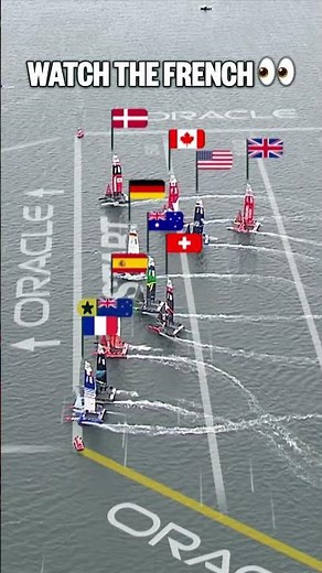 🔥 Coming in Hot! Quentin nailed the start on Canadian waters in 2024 🇫🇷 #SailGP #sailing #racing