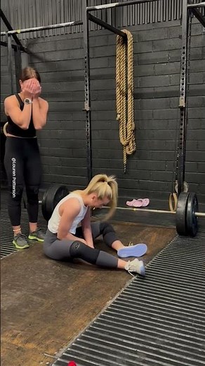 Girl Face Plants Floor After Gym Fail 😂