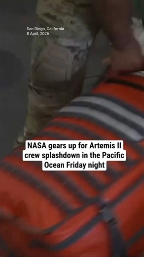 NASA gears up for Artemis II crew splashdown in the Pacific Ocean Friday night