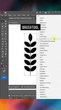 How to Create Custom Brushes in Adobe Illustrator 🔥 #Shorts #trending #viral #illustration #brush