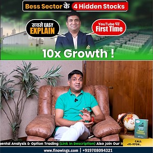 BESS Sector के 4 Hidden Stocks | Top 4 Hidden Battery Energy Storage System Stocks to Watch in 2025 #BESS #batteryenergystorage #lithiumionbattery #renewableenergyindia #Finowings | Dr. Mukul Agrawal