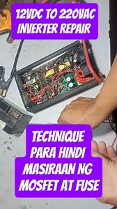 10K views · 192 reactions | HOW TO REPAIR 12VDC TO 220VAC INVERTER,NO POWER PROBLEM #inverter #TIPS #tricks #DIY #protection #REPAIR #tutorial | Jose Sammy Pedrano Tambiga | Facebook
