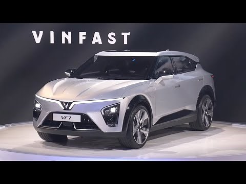 NEW Vinfast VF7 on Display At New York Auto Show