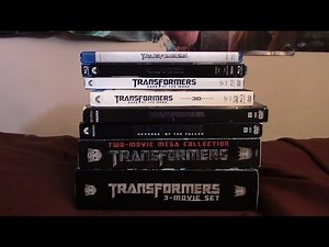 My ENTIRE Transformers Movie Collection on Blu Ray and DVD
