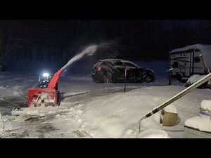 Video 2 - 100% remote controlled Ariens Deluxe Snow Blower. East Aurora, NY (Buffalo)