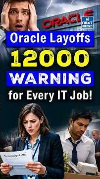 12,000 Jobs Gone? Oracle Layoffs Shock India | AI Replacing Jobs? | NEXT IAS
