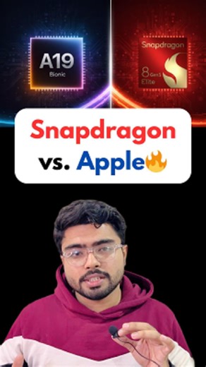 Hamza Malik on Instagram: "Snapgragon 8 Gen Elite 5 vs. Apple A19 Pro. Who wins? The ultimate showdown! 🔥"