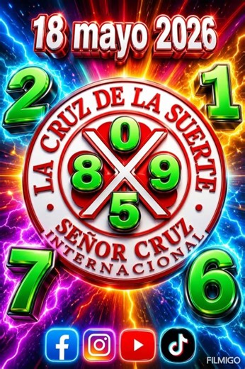 Cruz 18 mayo 2026 !!