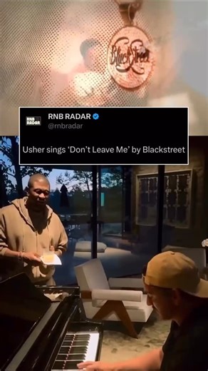 RNB RADAR on Instagram: "What’s another 90s R&B song you’d love to hear Usher cover? Usher giving real respect to the classics, singing Don’t Leave Me by Blackstreet 👏🏾 #rnb #blackstreet #rnbmusic #usher #usherraymond"