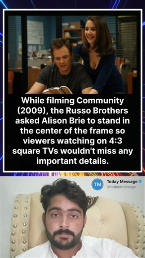 While Filming Community (2009), Alison Brie put load on his shoulder