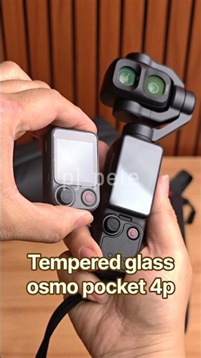 Don't Forget to Buy a Tempered Glass Screen Protector and Remote Tab Frame for the Osmo Pocket 4P