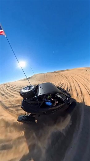 Out in the dunes in our Pro R. The weather for Camp RZR has been amazing with little wind and 80 degree temps! If you haven’t been to Glamis on Halloween you need to add it to the bucket list. @polarisrzr #camprzr #glamis | Casey Currie