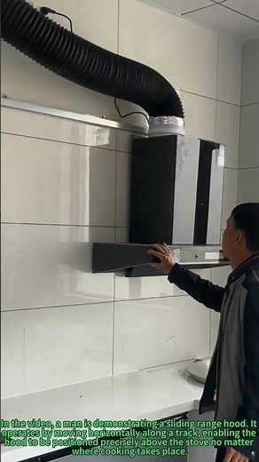 Kitchen Innovation: Sliding Range Hood Transforms Cooking Ventilation Efficiency!