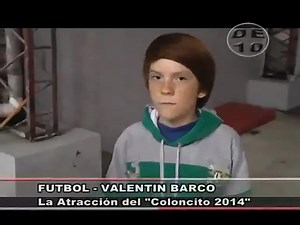 El video viral de Valentín Barco con 10 años: “Me llevaron a probarme y quedé”