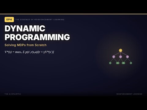 Dynamic Programming — Solving MDPs from Scratch | RL Course EP4